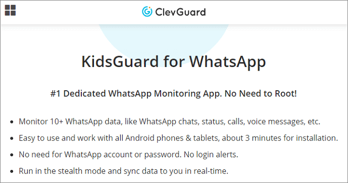 KidsGuard for WhatsApp