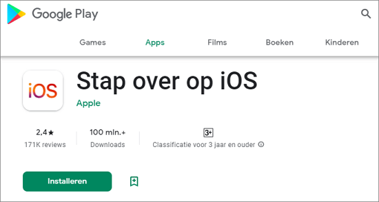 download Stap over op iOS op Android