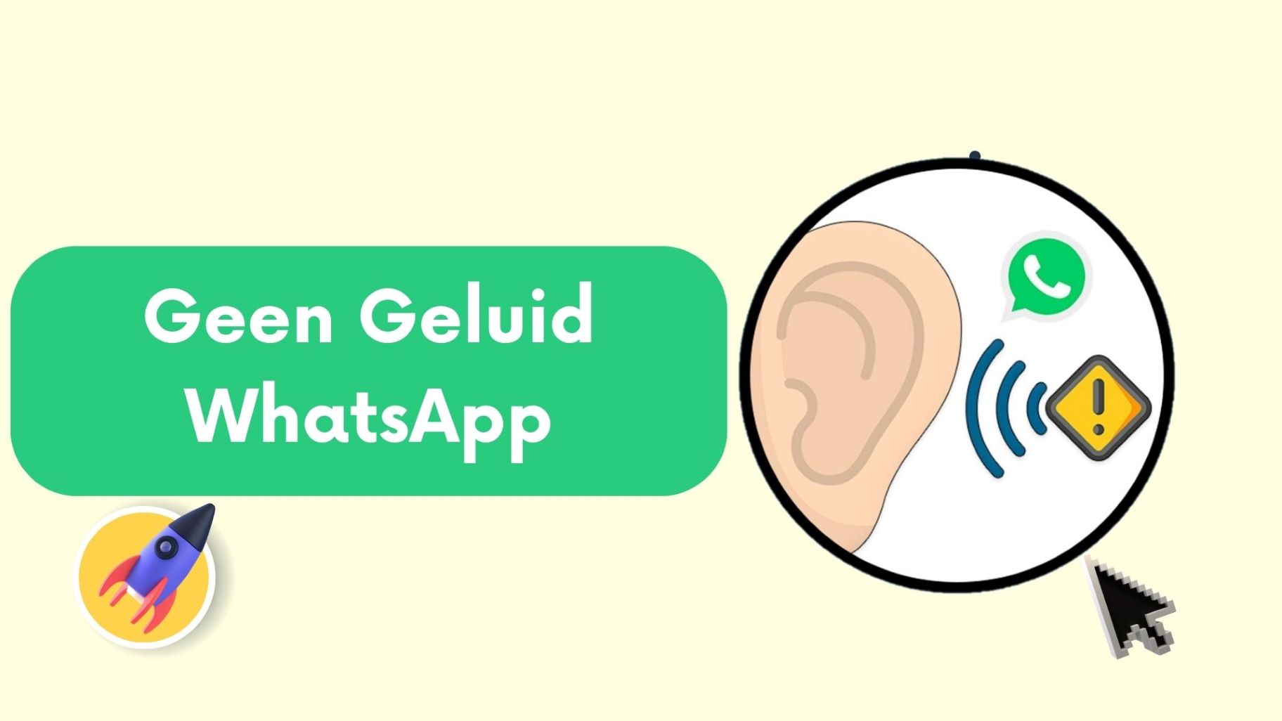 Geen geluid WhatsApp? Klik hier !