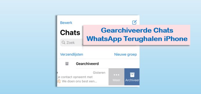 Gearchiveerde chats WhatsApp: Chats op WhatsApp archiveren / dearchiveren