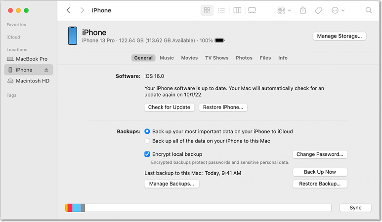 Maak een back-up van WhatsApp iPhone naar pc via iTunes