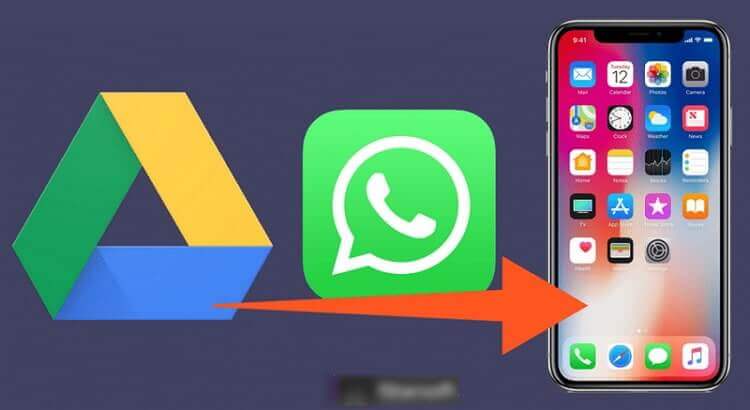 hoe WhatsApp over te zetten van Google Drive naar icloud