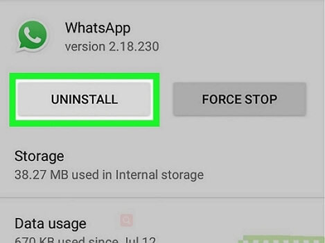 WhatsApp verwijderen
