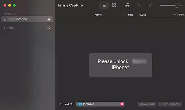 
ontgrendel de iPhone wanneer u beeldopname gebruikt