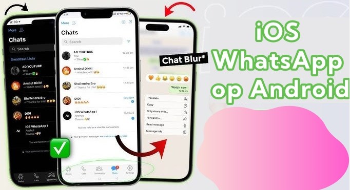 WhatsApp in iPhone-stijl