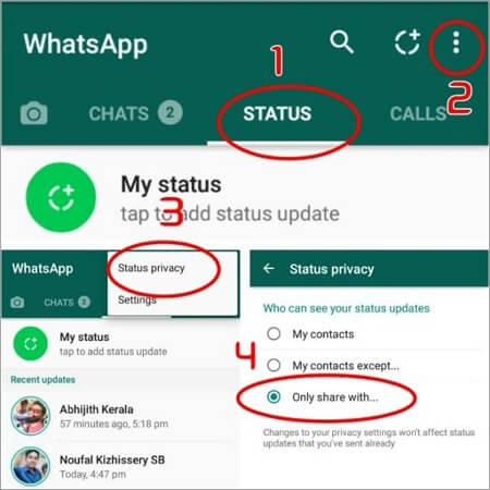 WhatsApp-privacyinstellingen