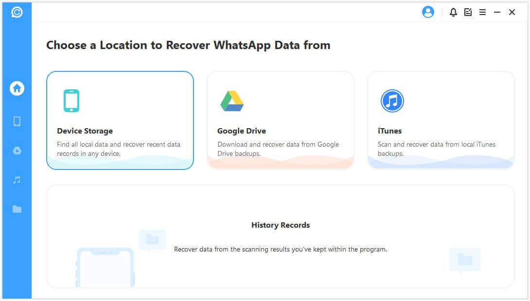 WhatsApp herstellen van Android-opslag