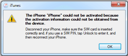 [Oplossing] iPhone kon niet worden geactiveerd omdat de activeringsinformatie niet kon worden verkregen