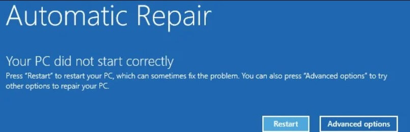 Het blijft automatische reparatie voorbereiden Windows 10 blauw scherm