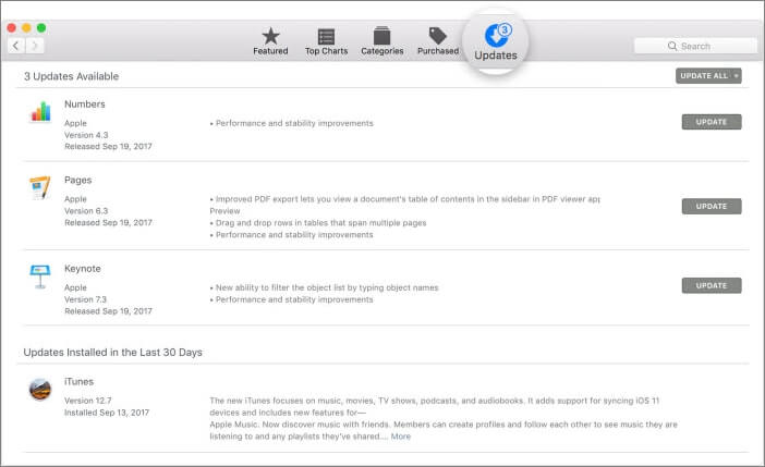 iTunes bijwerken op Mac