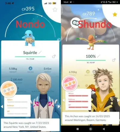 sjeldne Pokémon: Shundo og Hundo