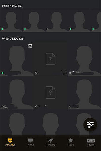 grindr laster ikke