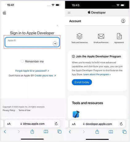 Få iOS 26 betaversjon for utviklere gjennom Apple Developer Program