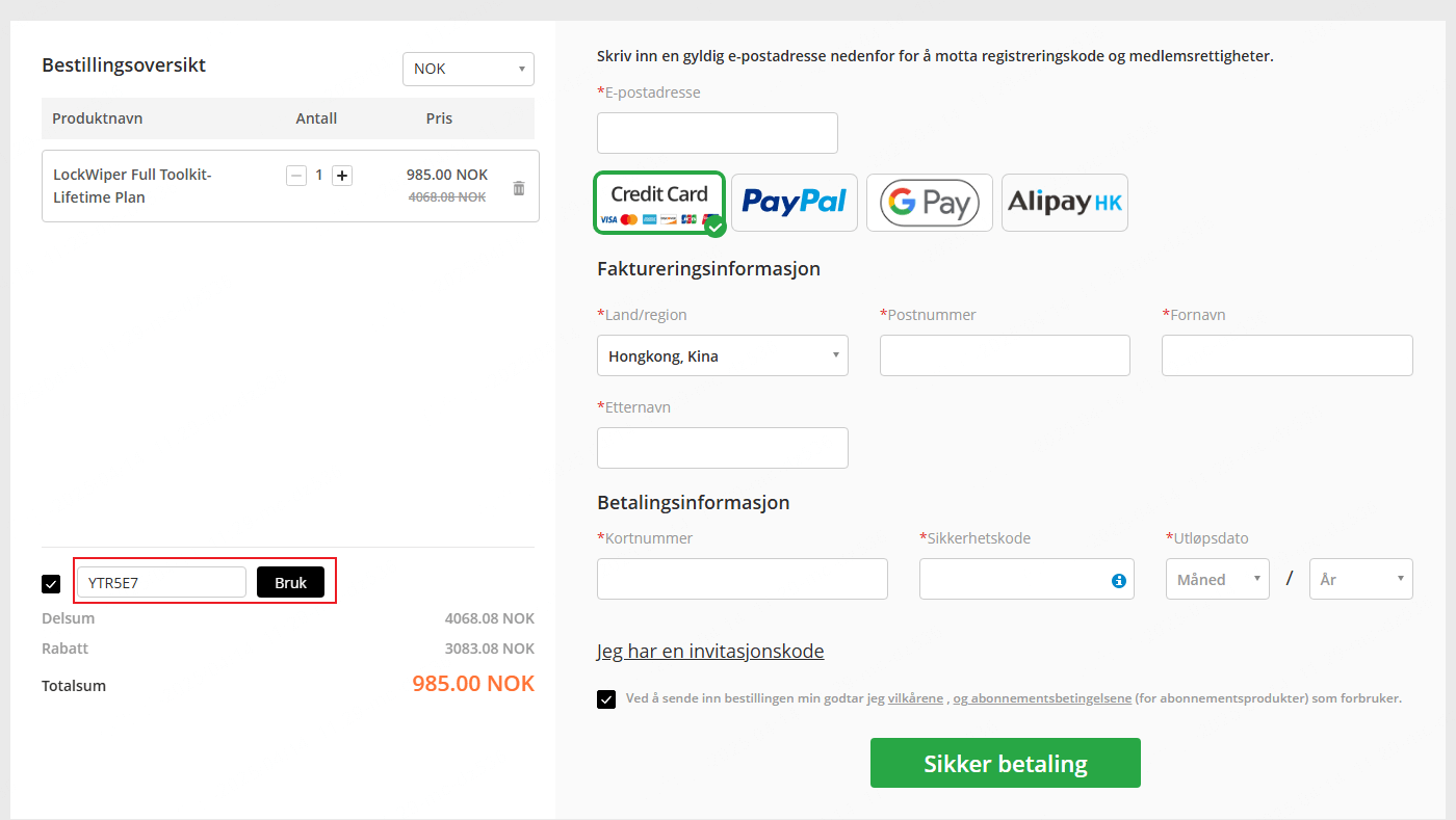 iMyFone LockWiper kupong