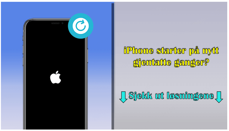 iPhone-start på nytt Gjenta