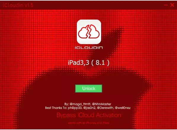 iCloudin iCloud-opplåsingsverktøy