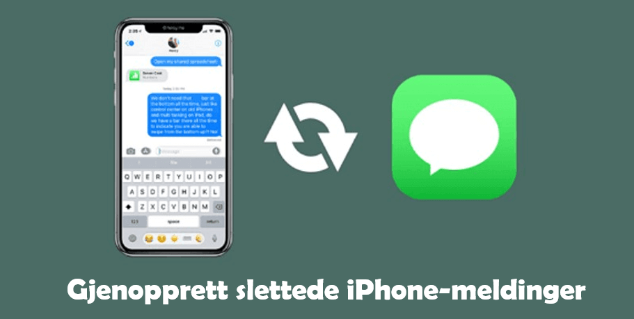 gjenopprette slettede iPhone-meldinger