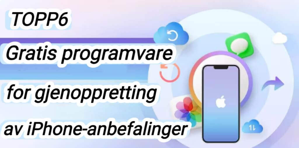 Gratis iPhone-gjenopprettingsprogram