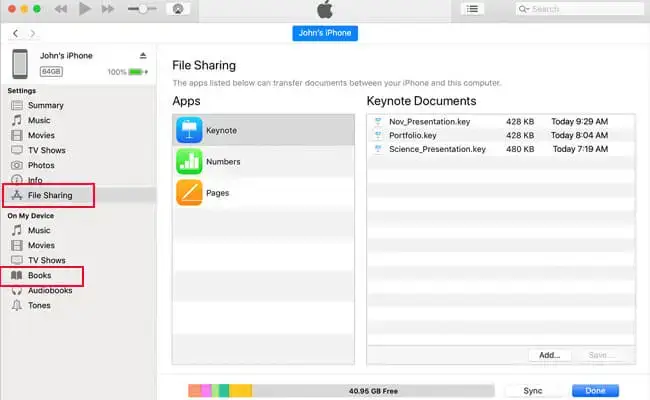 få tilgang til iBooks i iTunes
