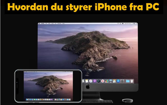 kontrollere iphone fra PC