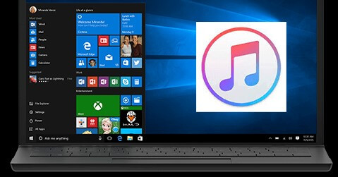 bruke itunes på windows