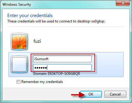 Windows fjernstyring fullført