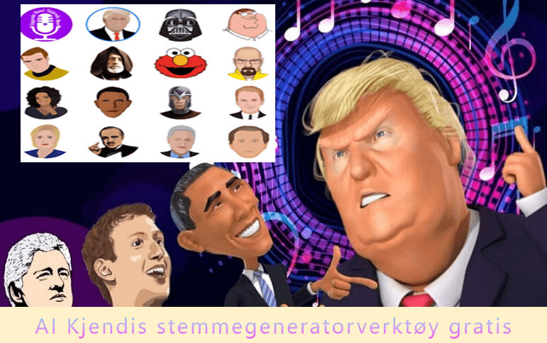 Topp 10 AI Kjendis stemmegeneratorverktøy gratis [Deepfake tekst til tale]