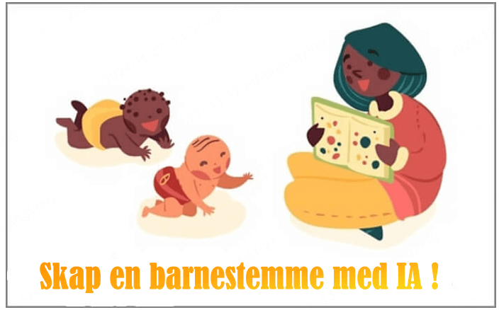 Skap en barnestemme med AI! Hvordan snakke som et barn?