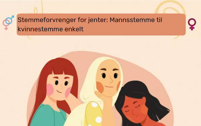 kvinnelig jente stemmeforvrenger