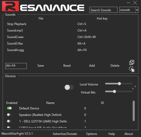 Resanance Discord Soundboard