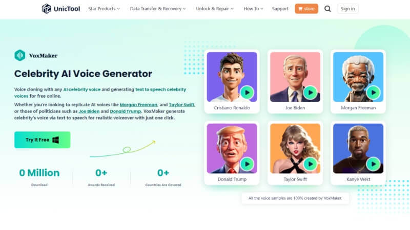 voxmaker stemmegenerator