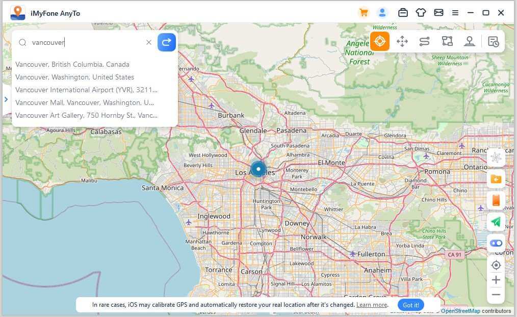 iOS Virtual Positioning