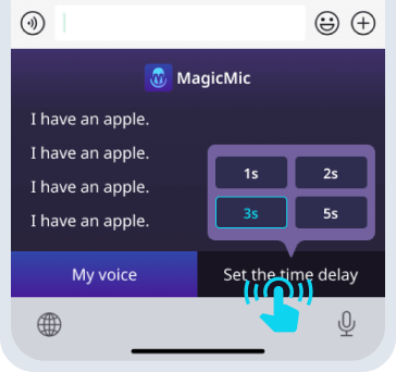 MagicMic iOS App stemmeskifter