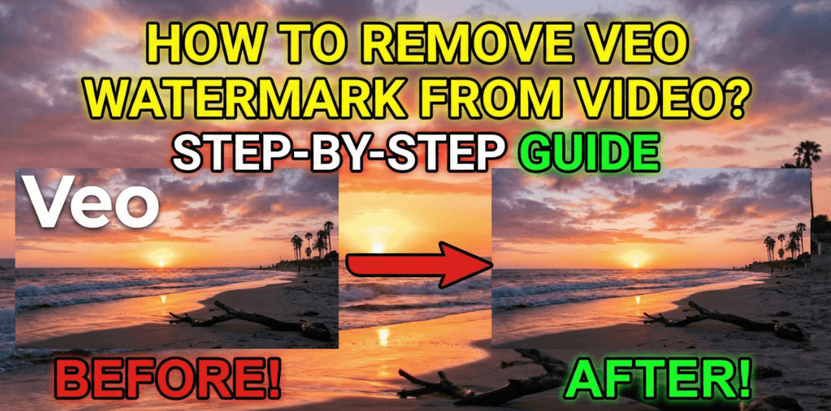 how to remove veo watermark from video