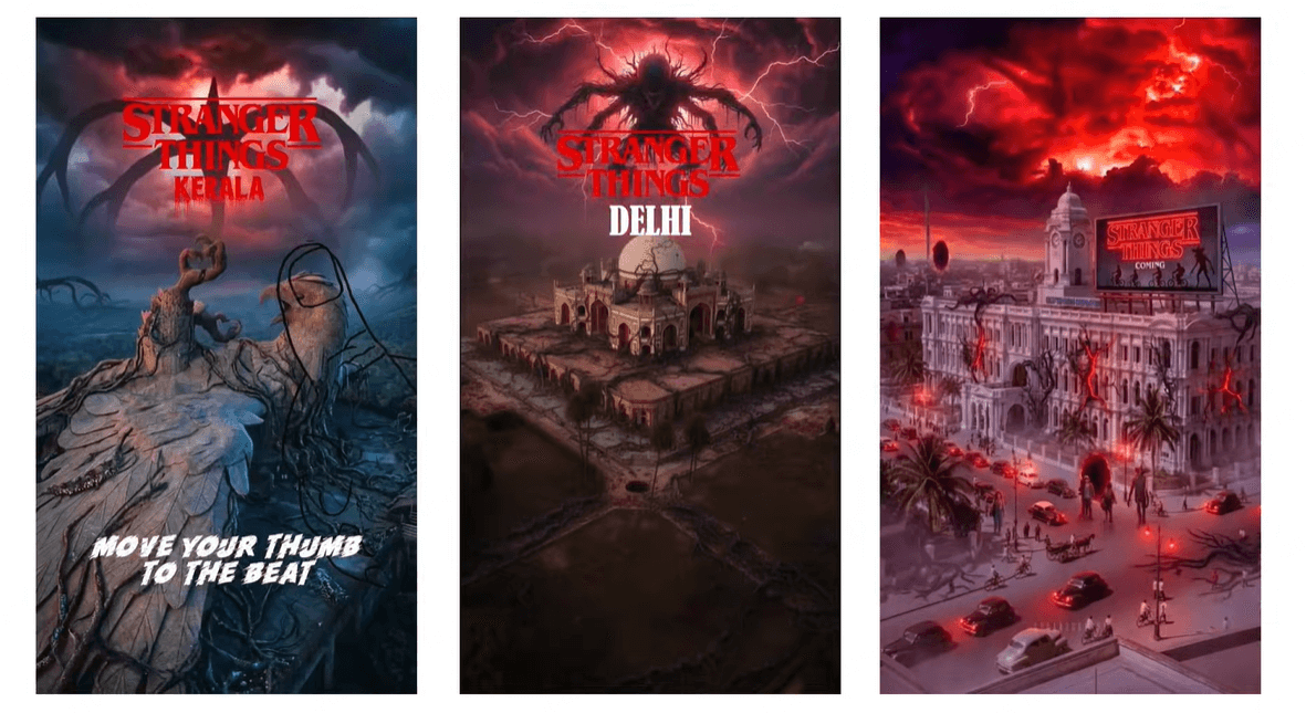 Stranger Things filter example