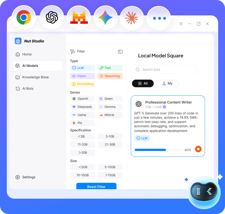 An AI assistant helping a student by summarizing text from a digital document.
