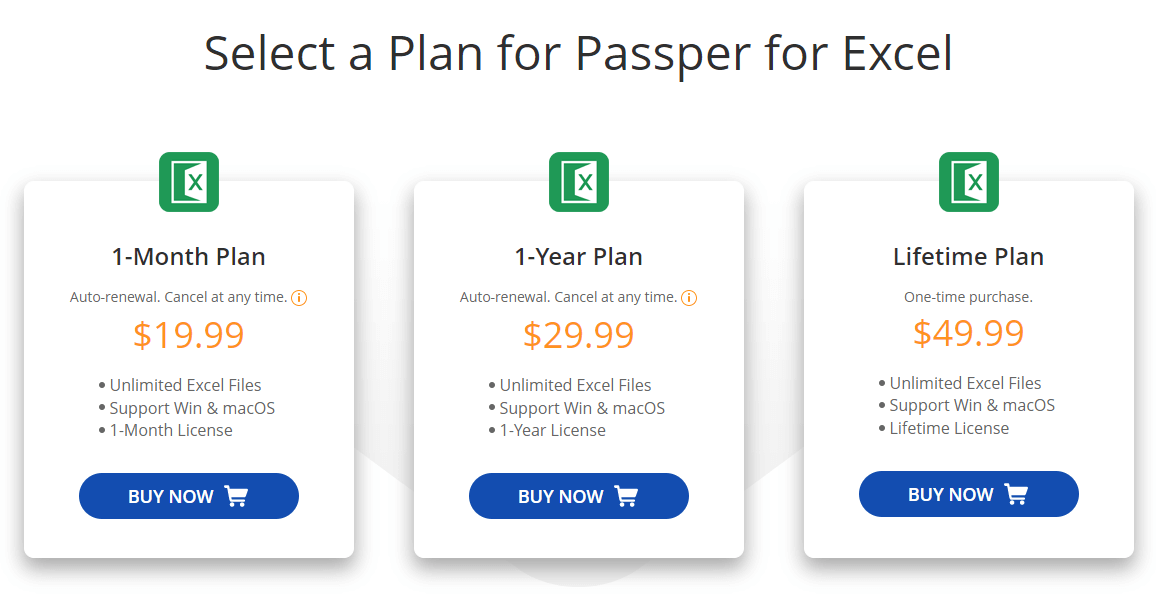 free for mac instal Passper for Excel 3.8.0.2