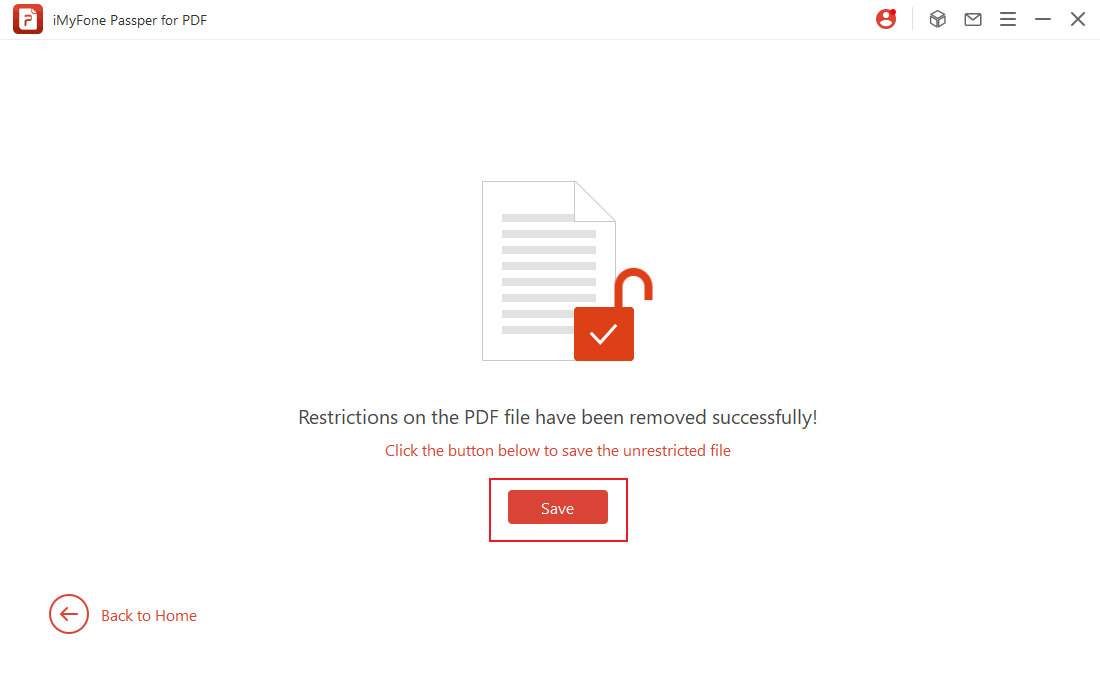 save pdf file