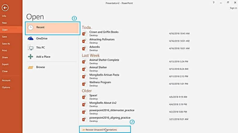 What to Do If Powerpoint Shut Down without Saving