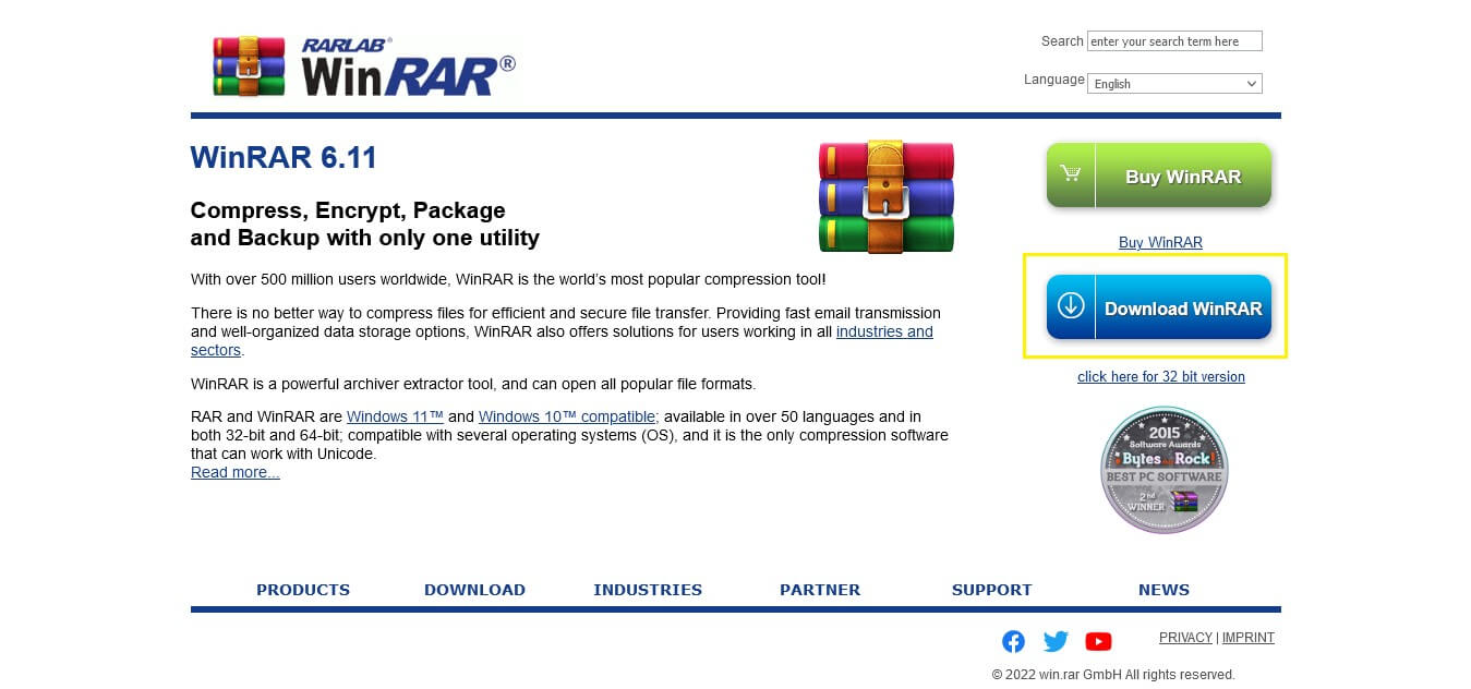 download winrar compressed archive