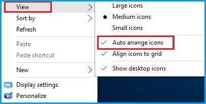 change desktop icon spacing in windows10