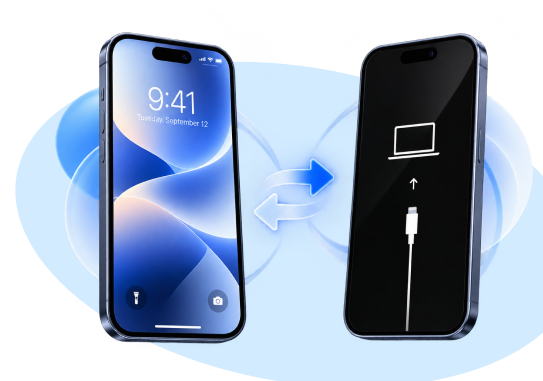 Fixppo entering and exiting iPhone recovery mode