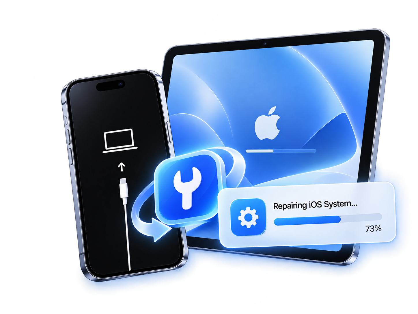 Fixppo iOS system repair software with iPhone recovery mode and iPad repair