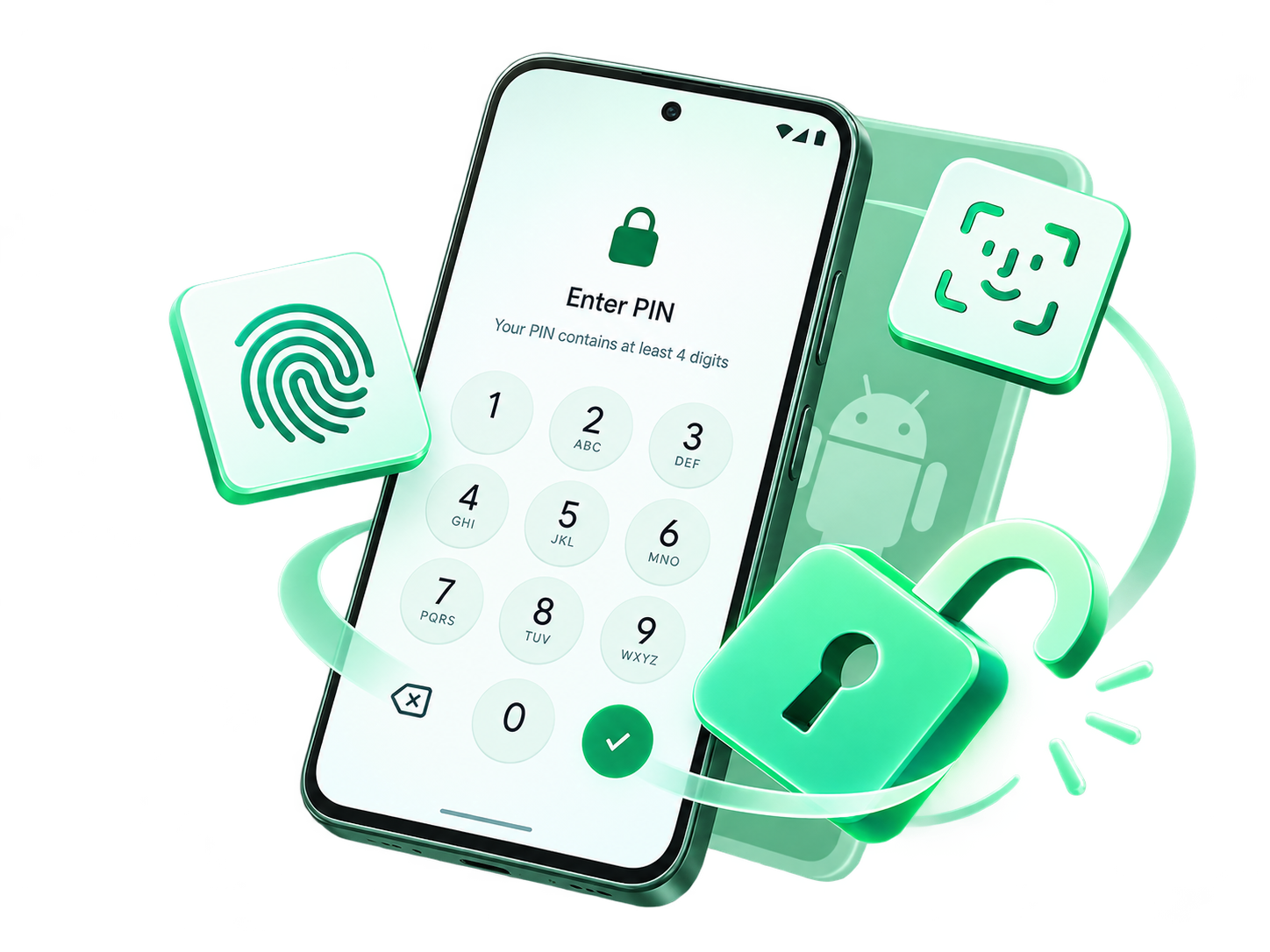 Remove an Android PIN, pattern or password screen lock