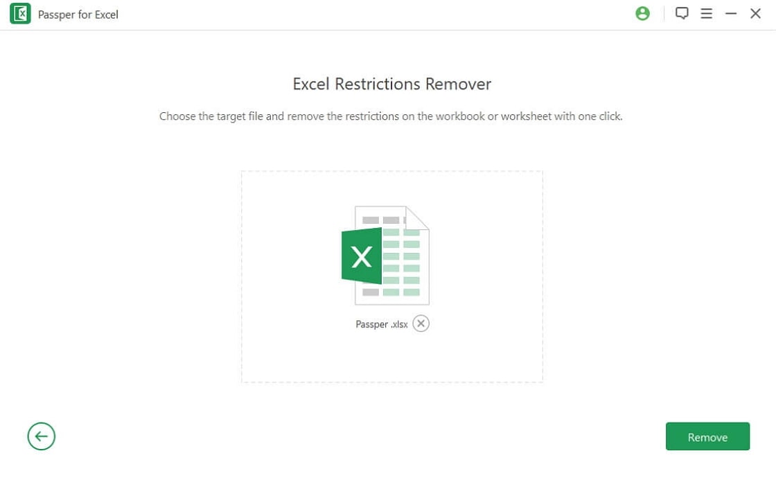 upload protected excel file
