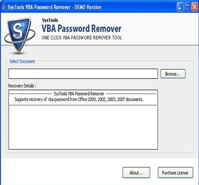 systools vba password remover