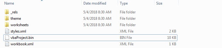 open vbaproject.bin use the hex editor