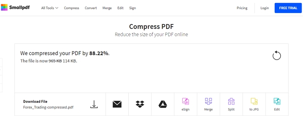 convert pdf to smaller size pdf free online