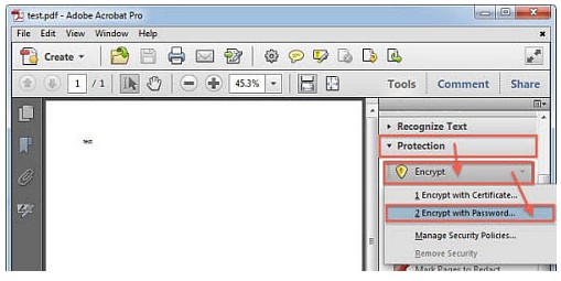 encrypt with password