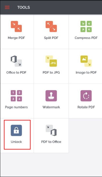 Unlock pdf password